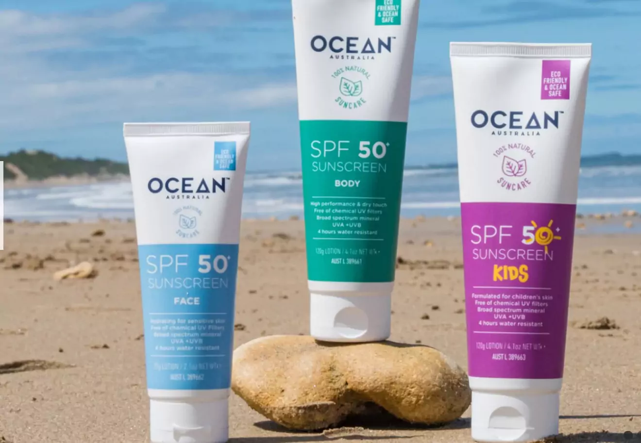 Ocean Australia reef safe sunscreen